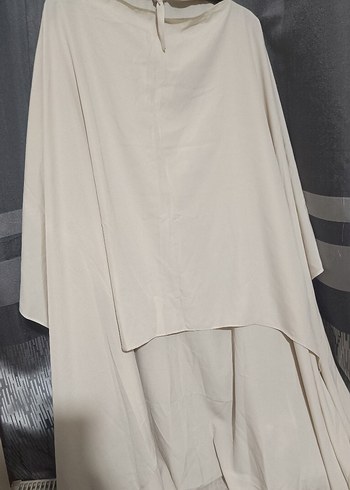 Bohem Etnik Desenli Uzun ten rengi Kadın Elbise - Görsel 5