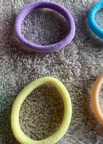 Renkli lastik tokalar 6 adet - Görsel 5