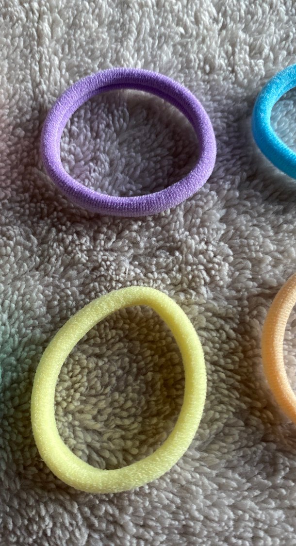 Renkli lastik tokalar 6 adet - Görsel 5