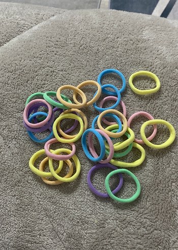 Pastel renkli rengarenk saç tokaları esnek 12 adet - Görsel 3