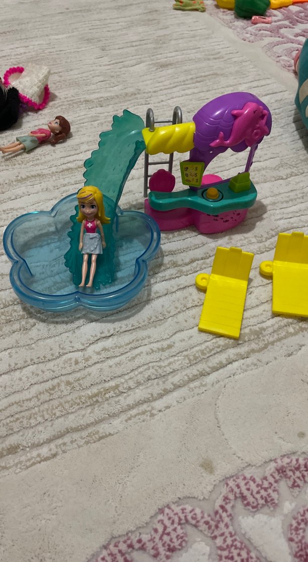 Renkli Su Kaydırağı Oyuncak Seti poly pocket orijinali 6000tldir - Görsel 3