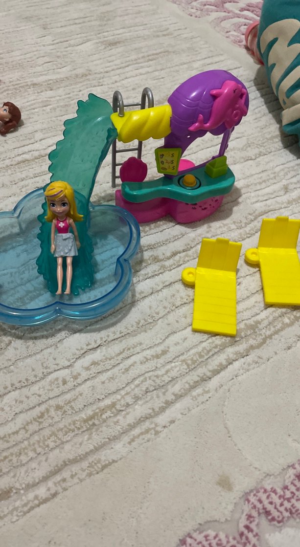 Renkli Su Kaydırağı Oyuncak Seti poly pocket orijinali 6000tldir - Görsel 2