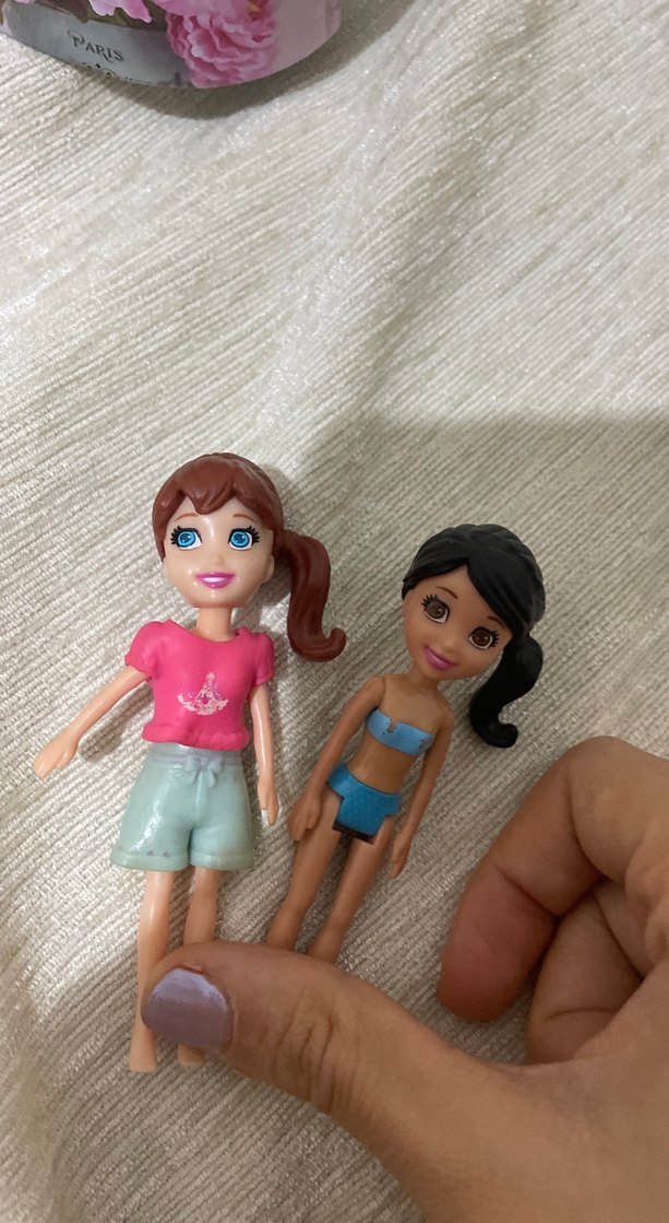 Pastel renkli oyuncak bebek seti - Görsel 3