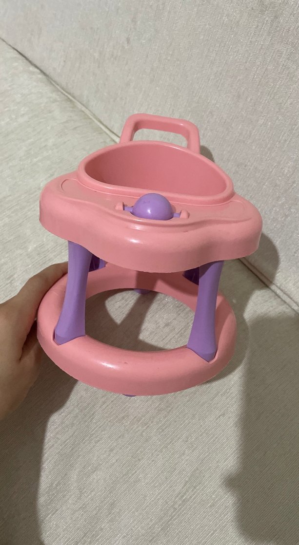 Pastel Pembe Bebek yürüteçi - Görsel 2