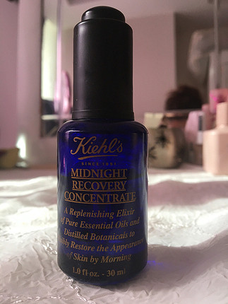 Kiehls midnight recovery gece bakım serumu 