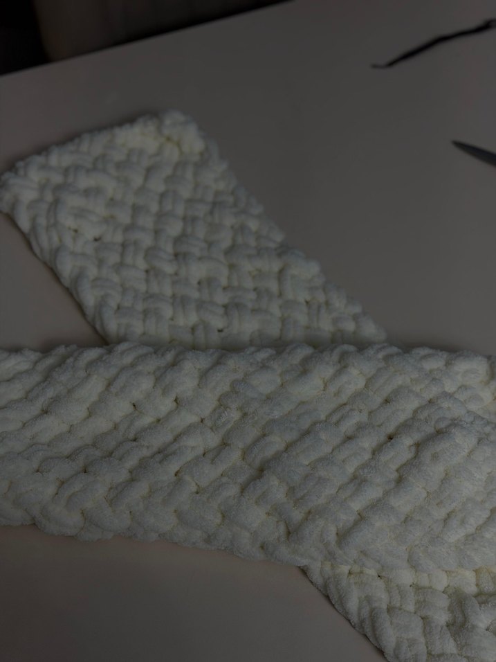 Kadın Beyaz Alize Puffy Şal - Görsel 3