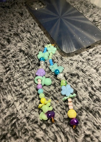 EL YAPIMI | Mavi Yıldız ve Gold Detaylı Şık Charm - Görsel 2