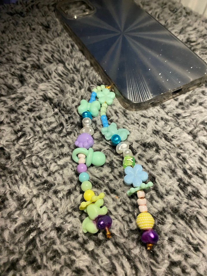 EL YAPIMI | Mavi Yıldız ve Gold Detaylı Şık Charm - Görsel 2