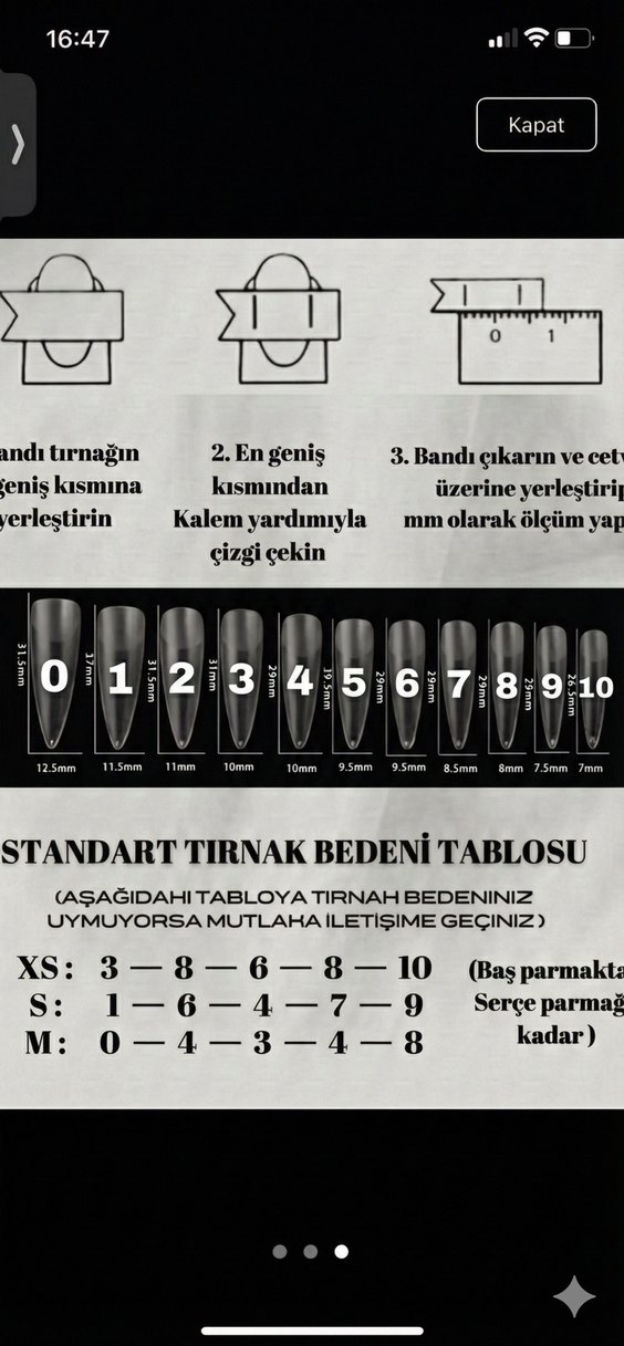 El yapımı Beyaz Altın Süslemeli Tırnak Dekorasyonu - Görsel 2