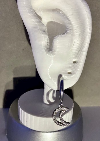 Sevgililer günü çelik kolye&küpe seti - Görsel 2