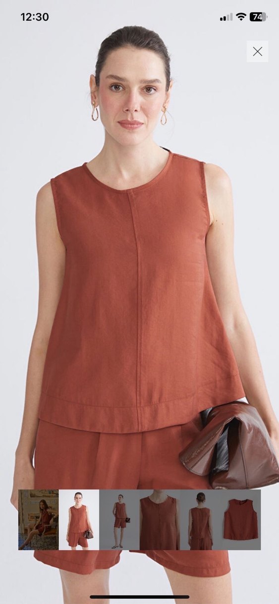 Kahverengi alt üst takım - Görsel 2