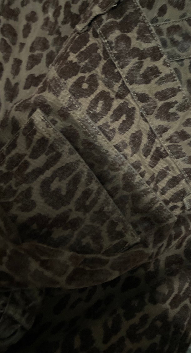 Kahverengi Leopar Desenli Pantolon - Görsel 4