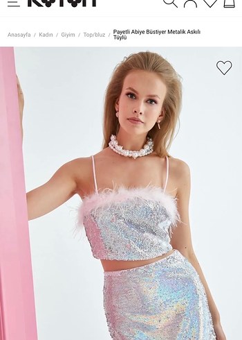 Pembe Mini Strappy Kadın Bustiyer - Görsel 2