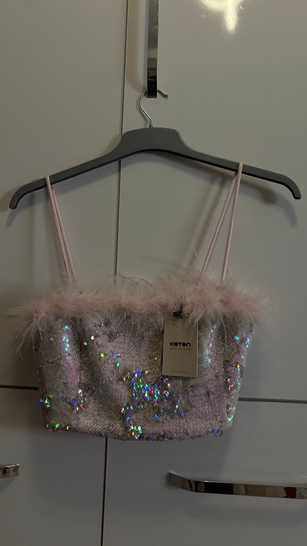 Pembe Mini Strappy Kadın Bustiyer - Görsel 3