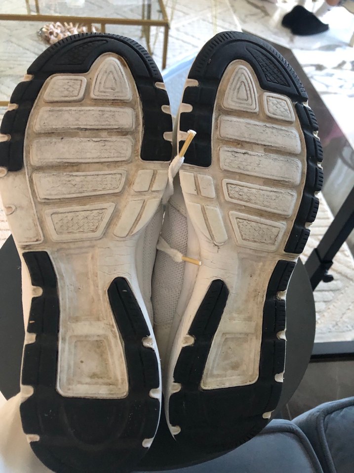 Beyaz Gri Bağcıklı Kadın Spor Ayakkabı - Görsel 3