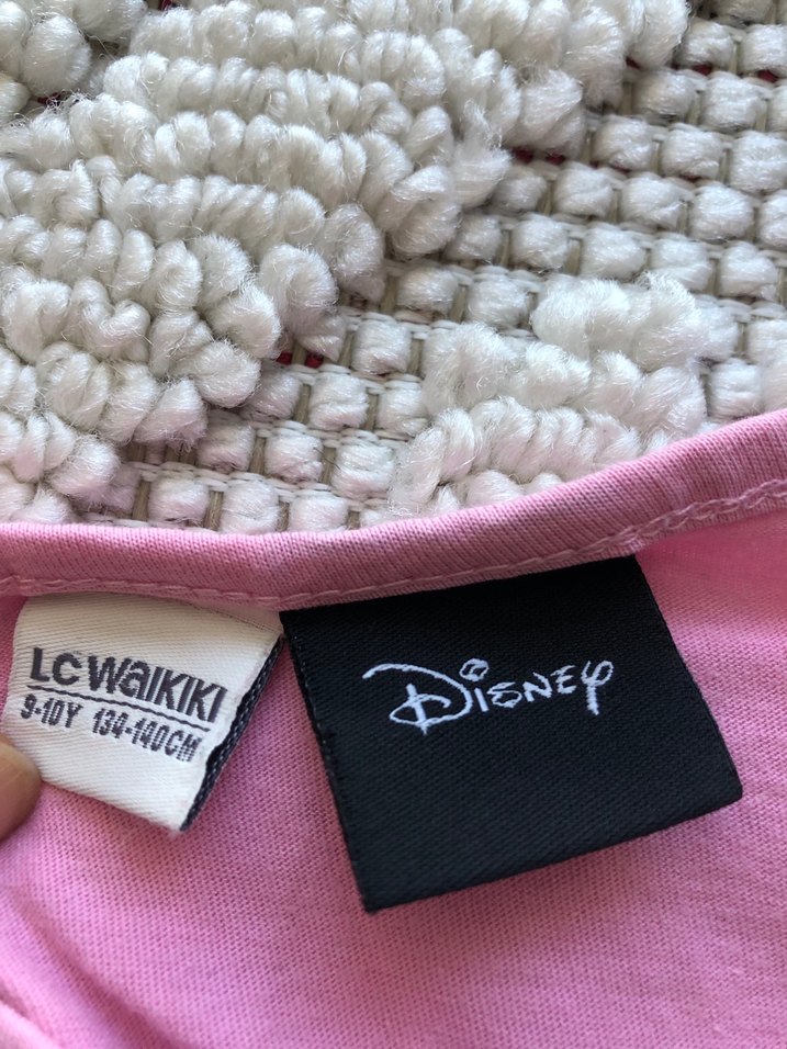 Kız Çocuk Pembe Minnie Mouse Fırfırlı Atlet - Görsel 2