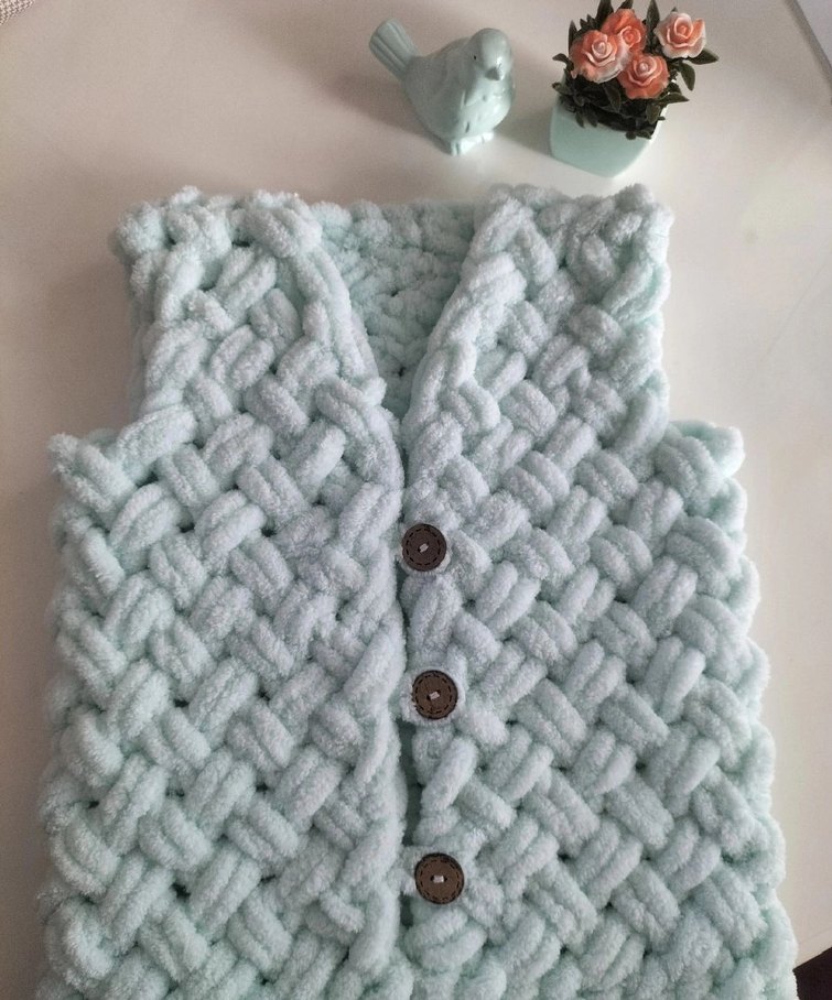 Bebek/çocuk yeleği - Görsel 4