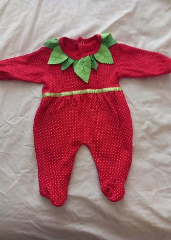 Nakışlı Renkli Kız Bebek Tulumu - Görsel 2