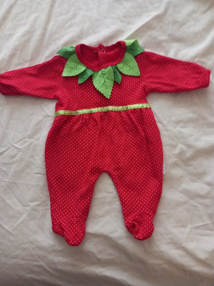 Nakışlı Renkli Kız Bebek Tulumu - Görsel 2