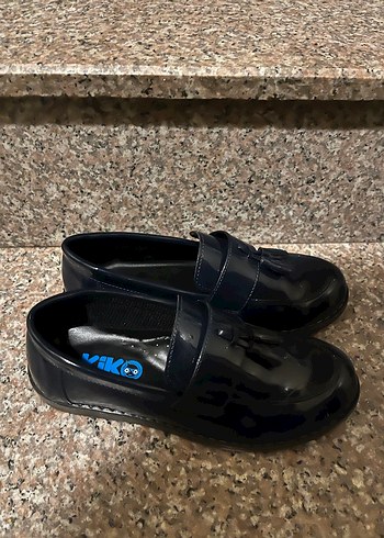 Lacivert Erkek Çocuk Püsküllü Ayakkabı - Görsel 2