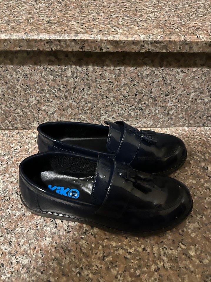 Lacivert Erkek Çocuk Püsküllü Ayakkabı - Görsel 2