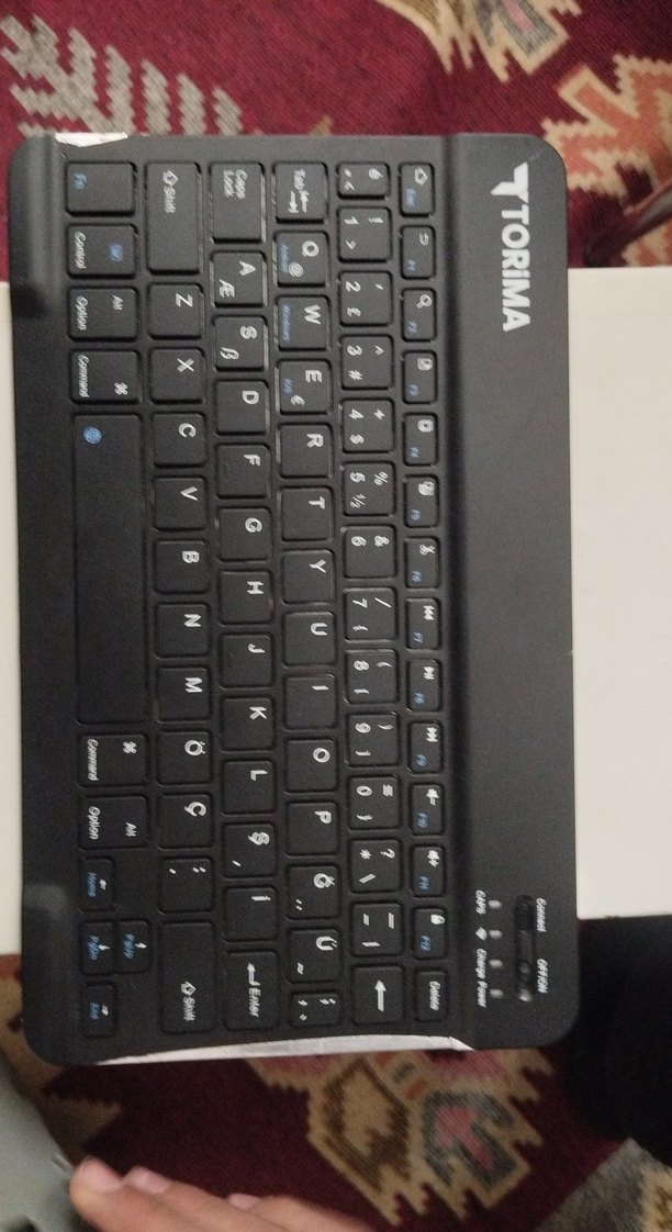 Siyah Toshiba Klavye BT LUDUR çalışıyor - Görsel 2