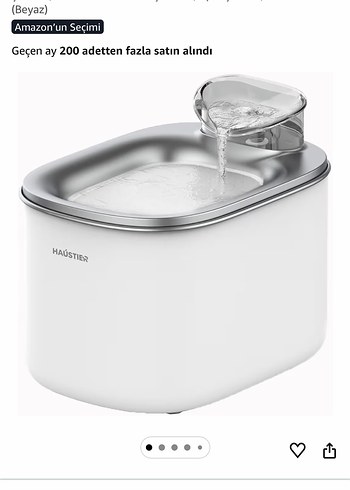 Haustier WF007L Otomatik Kedi Su
Sebili, Kedi Su Çeşmesi - Görsel 3