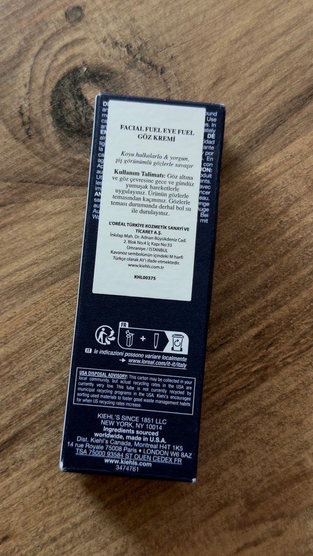 Kiehl's Eye Fuel Göz Bakım Serumu 15 ml - Görsel 3