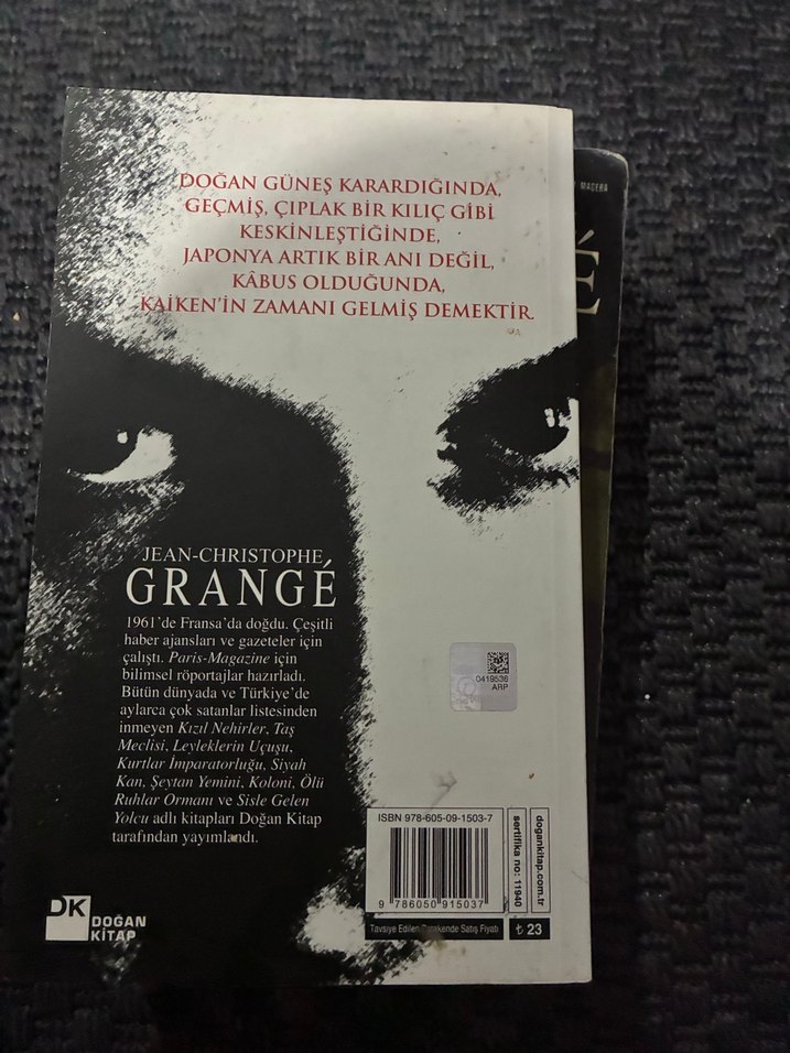 Jean-Christophe Grangé - Kaiken Roman - Görsel 2