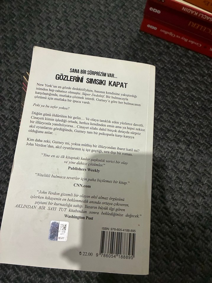 ABC Yak VYZ - John Verdon Roman - Görsel 2