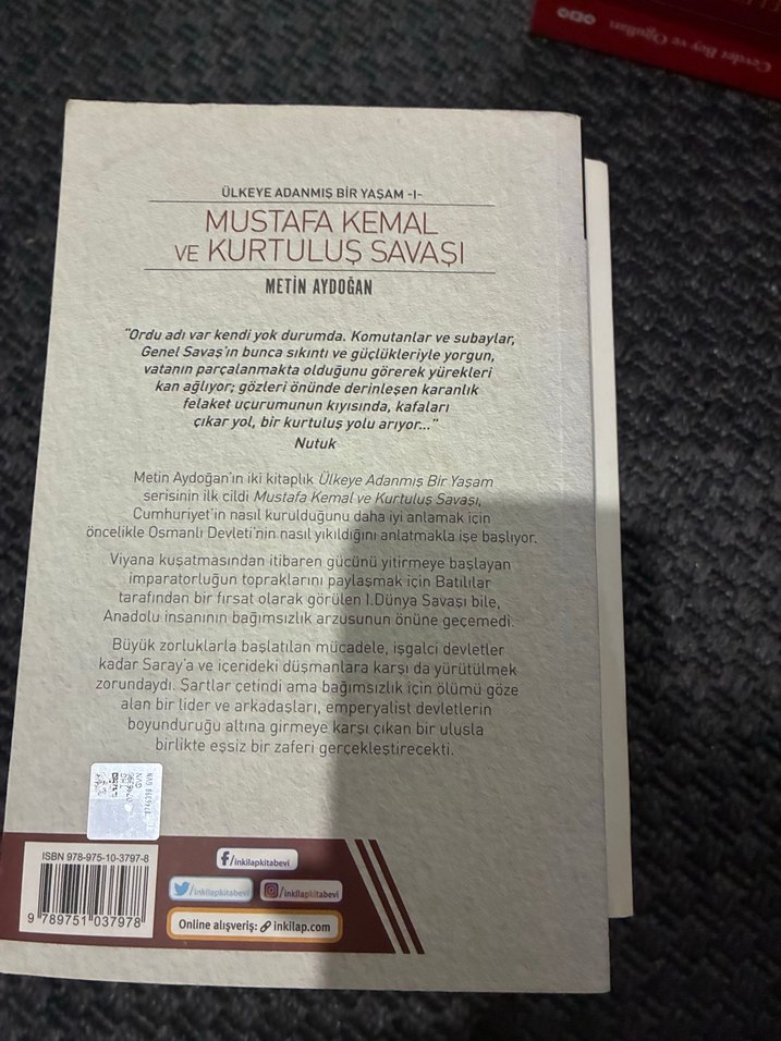 Mustafa Kemal ve Kurtuluş Savaşı - Metin Aydoğan - Görsel 2