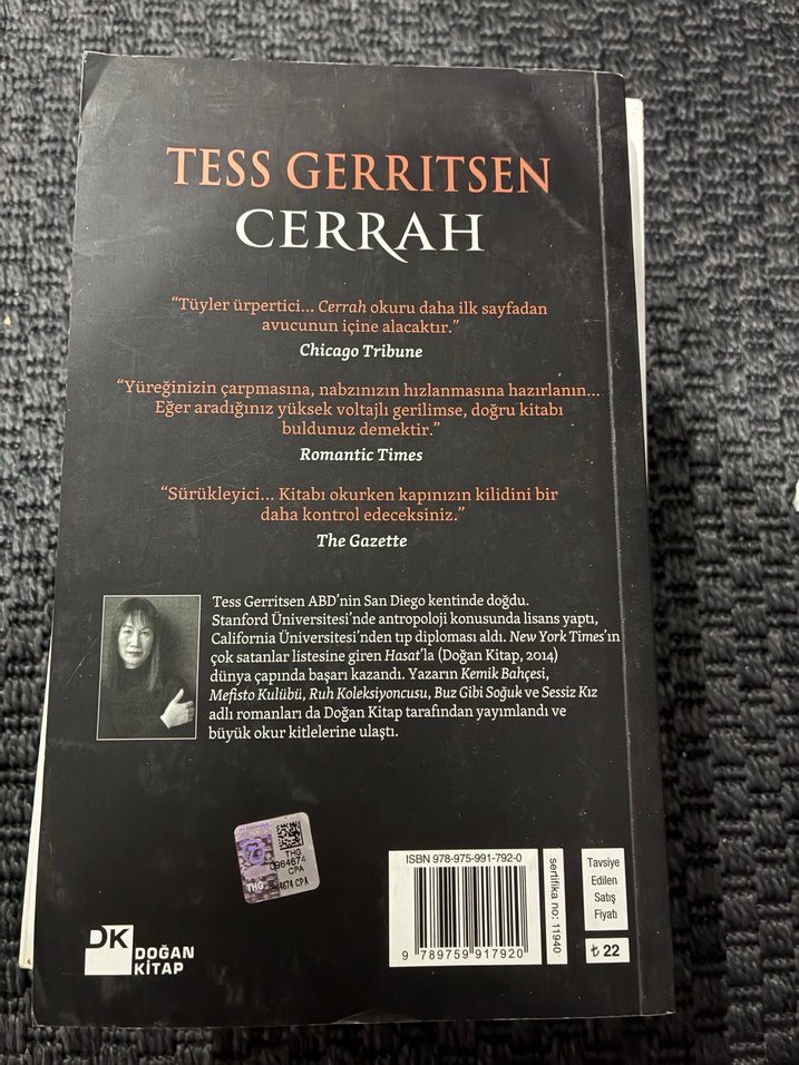 Cerrah - Tess Gerritsen - Görsel 2