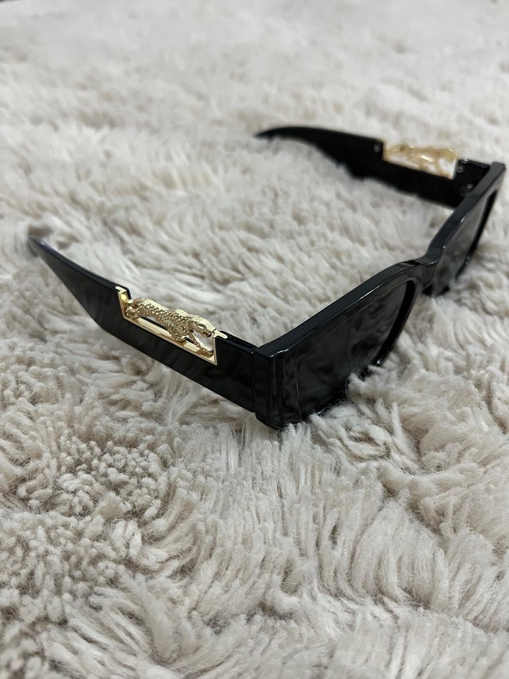 Klasik Zarif Altın Tokalı Kadın Güneş Gözlüğü - Görsel 3