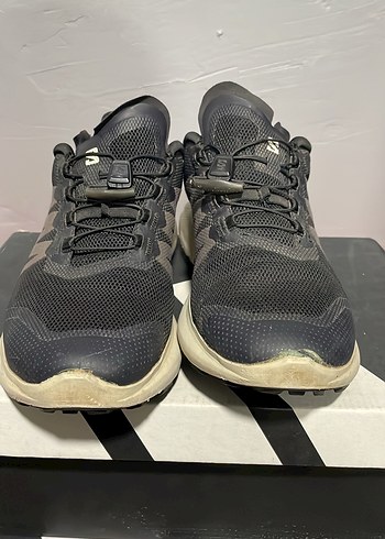 Salomon Siyah Spor Ayakkabı Velcro Detaylı - Görsel 3