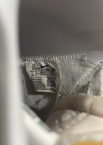 Beyaz unisex Spor Ayakkabı Velcro Detaylı - Görsel 4