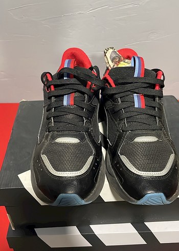 Siyah Spor Erkek Sneaker Velcro Detaylı - Görsel 2