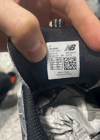 Gri Kareli Bağcıklı Spor Ayakkabı - Görsel 3