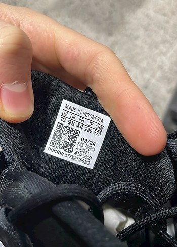 Erkek Siyah Beyaz Spor Ayakkabı - Görsel 3