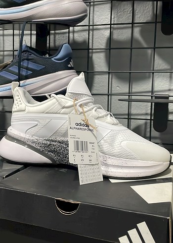 Beyaz Gri Bağcıklı Erkek Spor Ayakkabı - Görsel 2