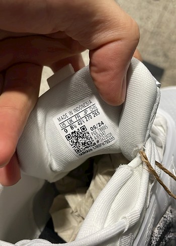 Beyaz Gri Bağcıklı Erkek Spor Ayakkabı - Görsel 3