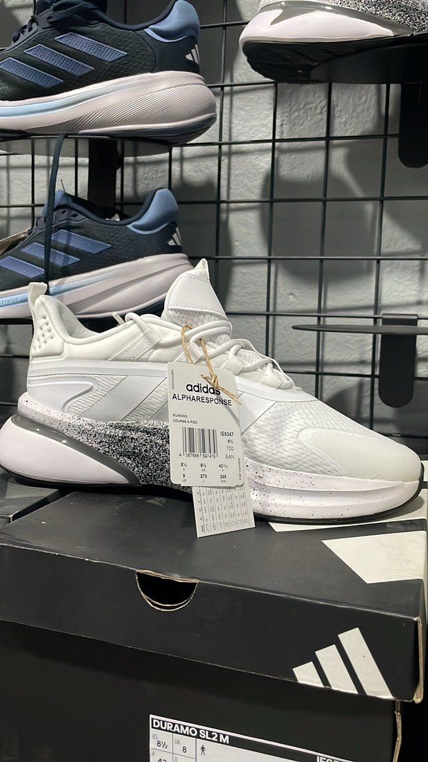 Beyaz Gri Bağcıklı Erkek Spor Ayakkabı - Görsel 2