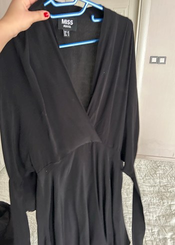 İpekyol Siyah Midi Boy Kadın Elbise - Görsel 2