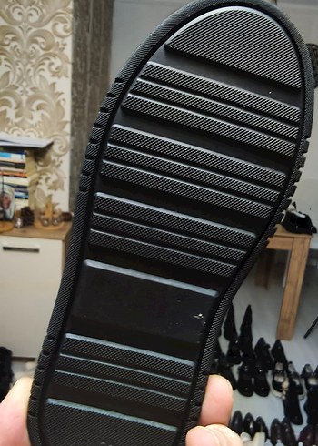 Siyah Gri Yılan Desenli Kadın Spor Ayakkabı - Görsel 3