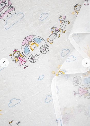 Müslin Pamuklu Baskılı Çocuk Battaniyesi - Görsel 2