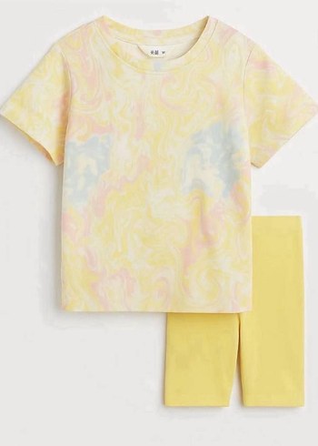 Kız Çocuk Batik Taytlı Takım - Görsel 2