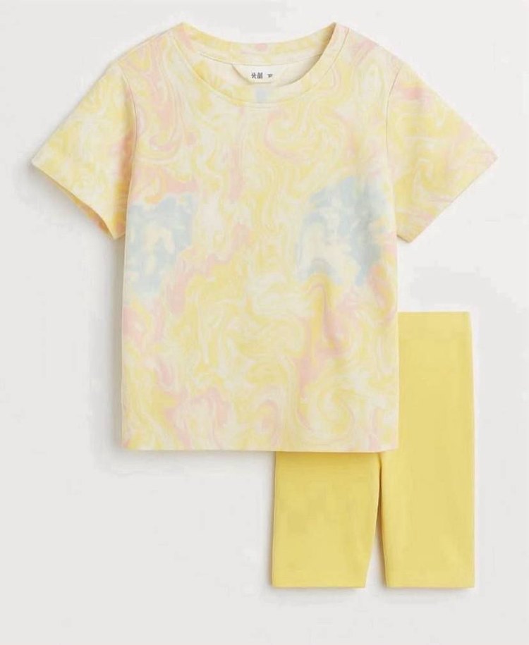 Kız Çocuk Batik Taytlı Takım - Görsel 2