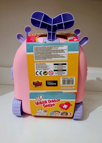 Renkli Pembe Doktor Seti Çantası - Görsel 8