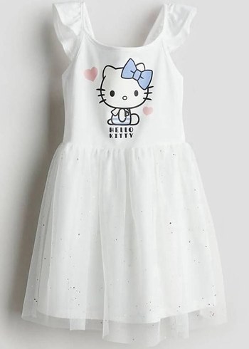 Hello Kity Baskılı Elbise - Görsel 2