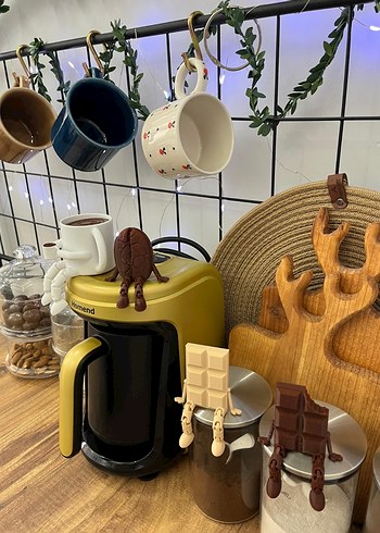 Kahve köşesi 4lü dekorasyon seti - Görsel 5