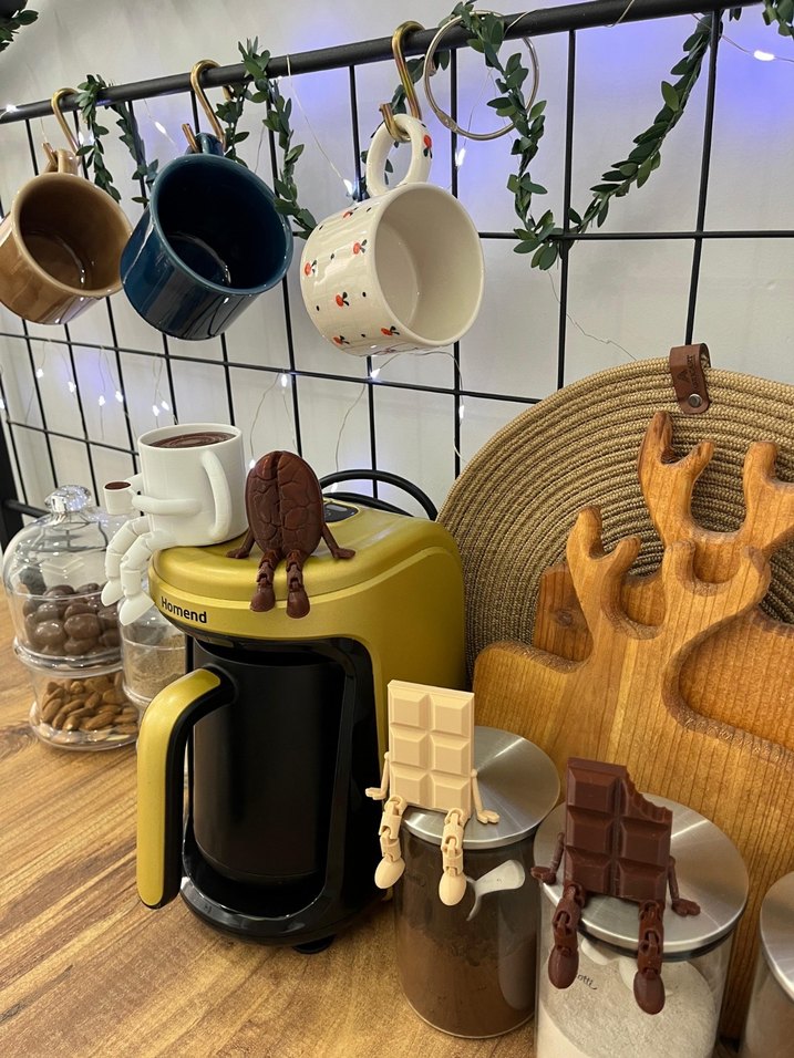 Kahve köşesi 4lü dekorasyon seti - Görsel 5